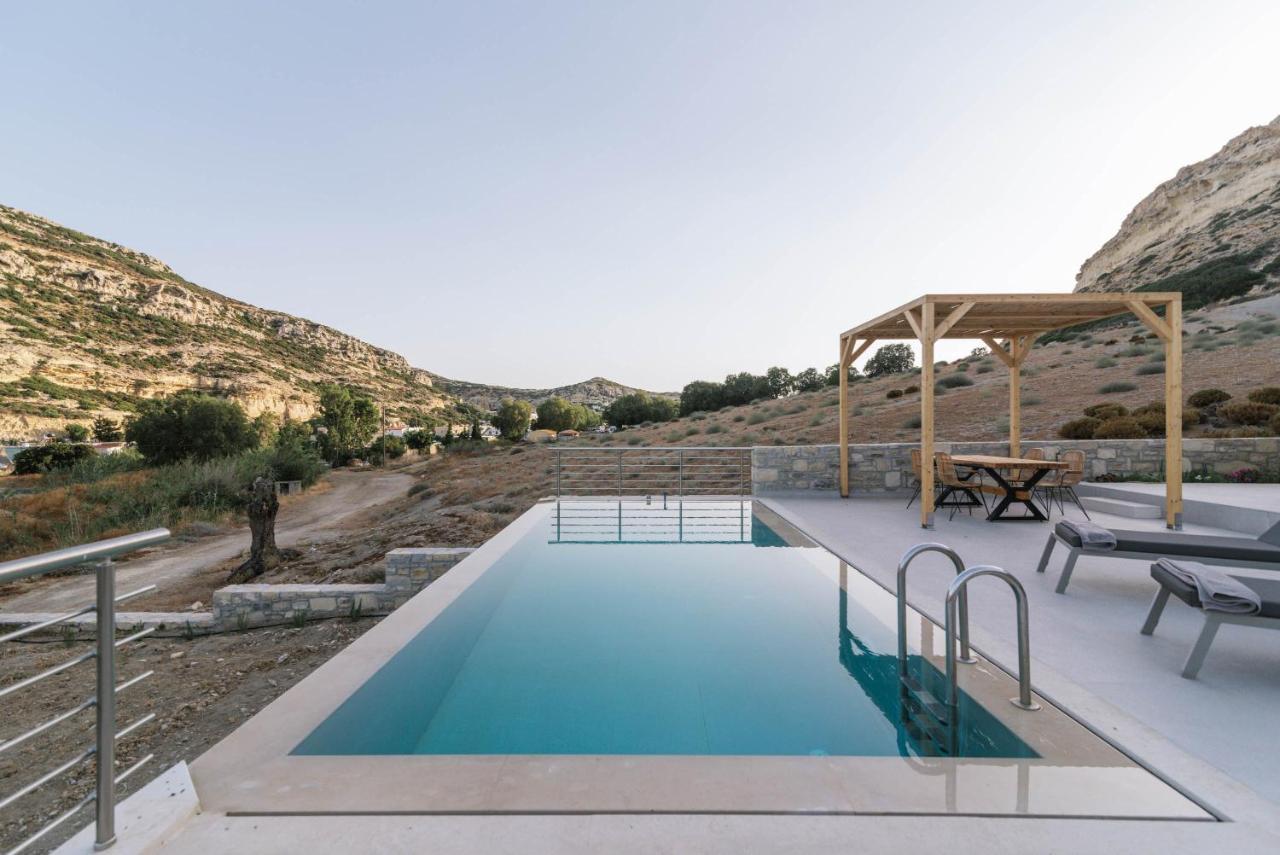 Luxury Villas Ammos In Style Mátala Kültér fotó