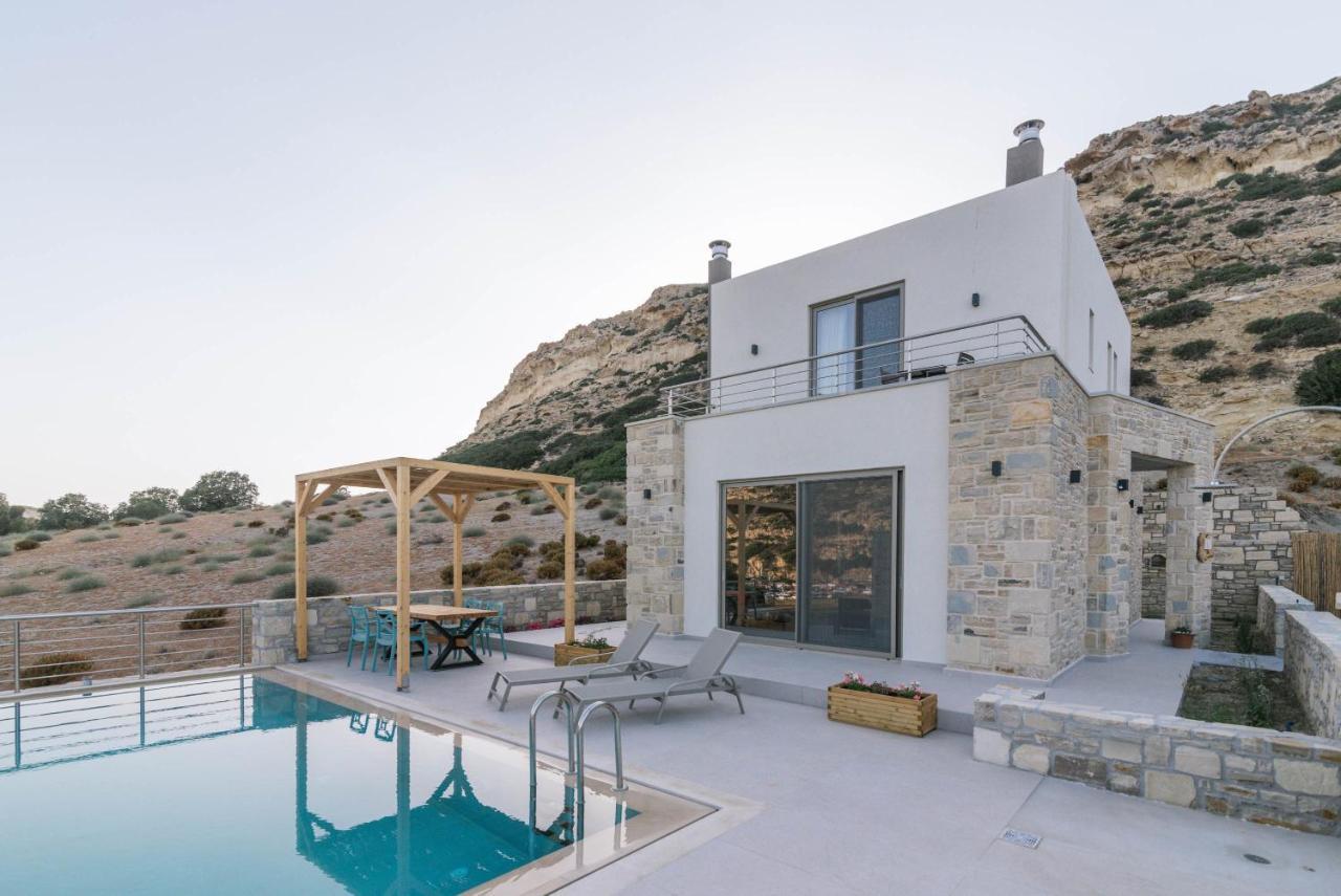 Luxury Villas Ammos In Style Mátala Kültér fotó