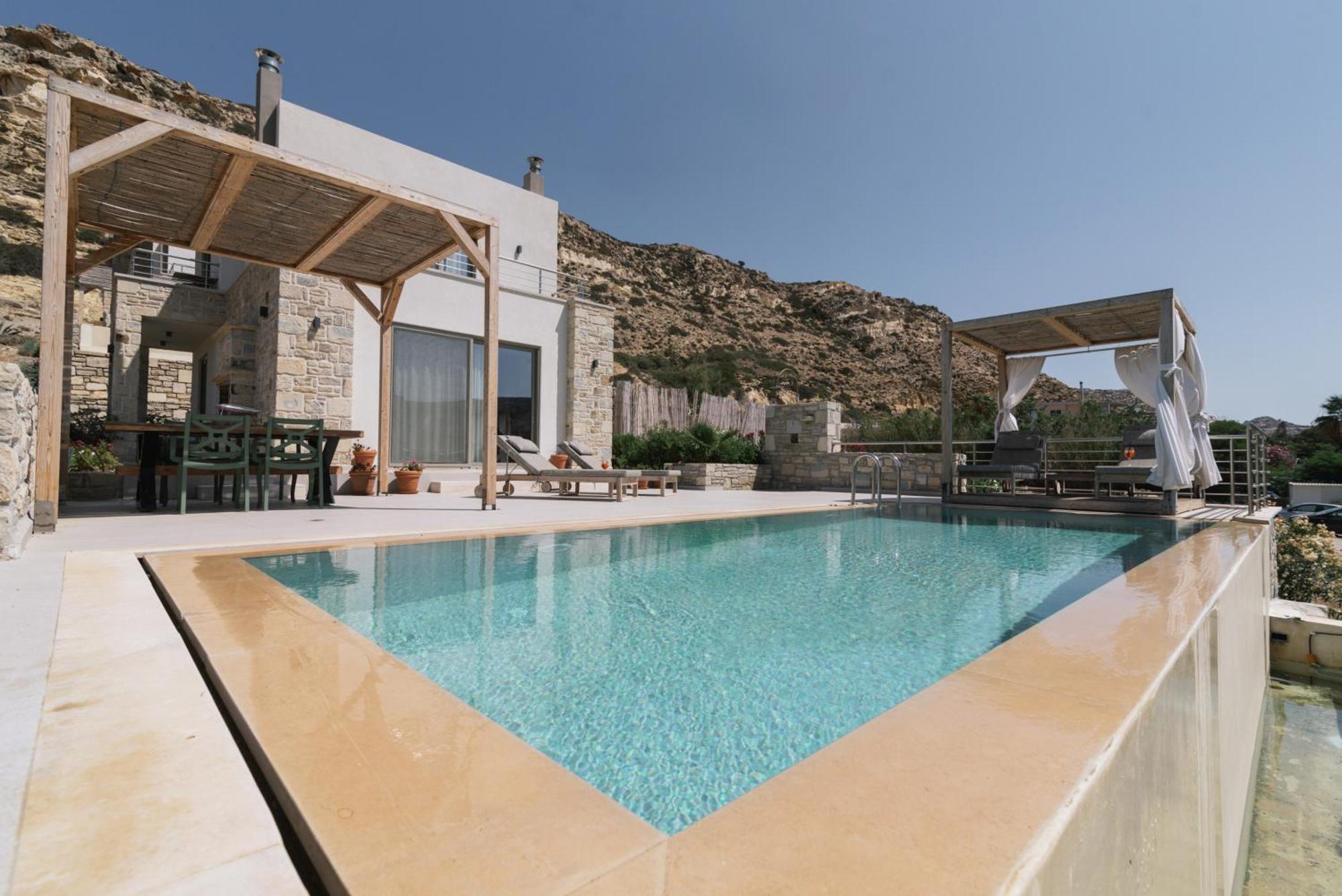 Luxury Villas Ammos In Style Mátala Kültér fotó