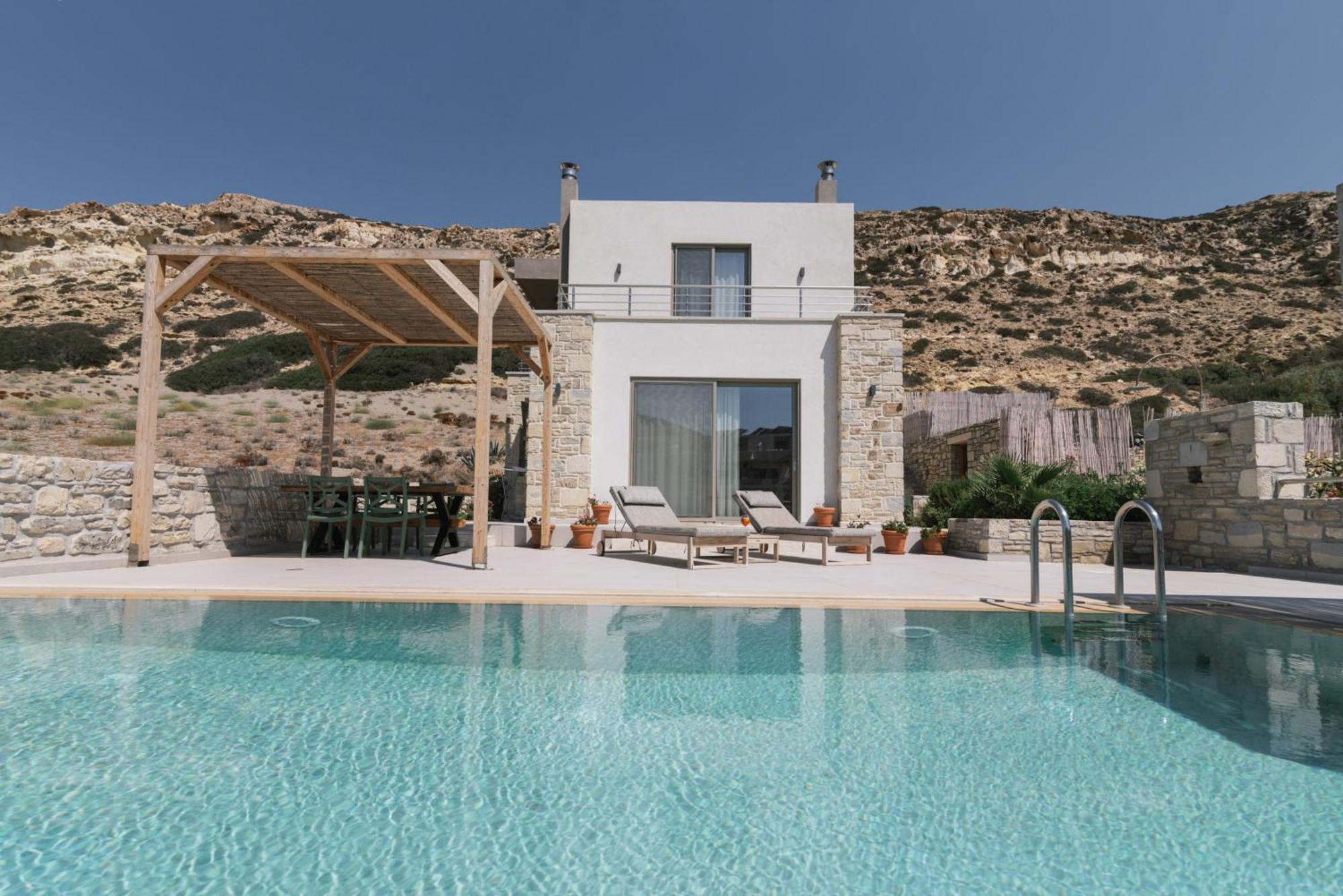Luxury Villas Ammos In Style Mátala Kültér fotó