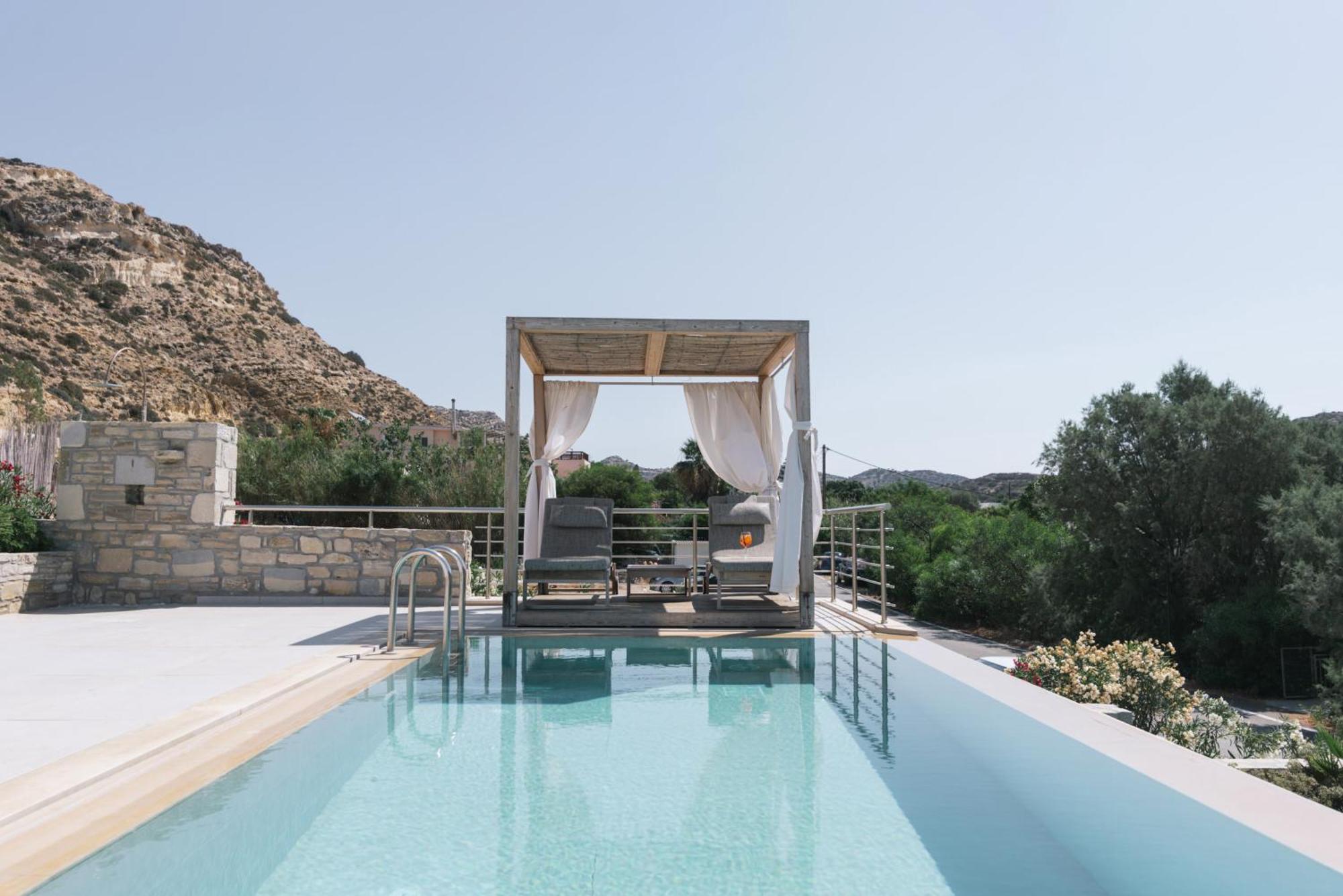 Luxury Villas Ammos In Style Mátala Kültér fotó
