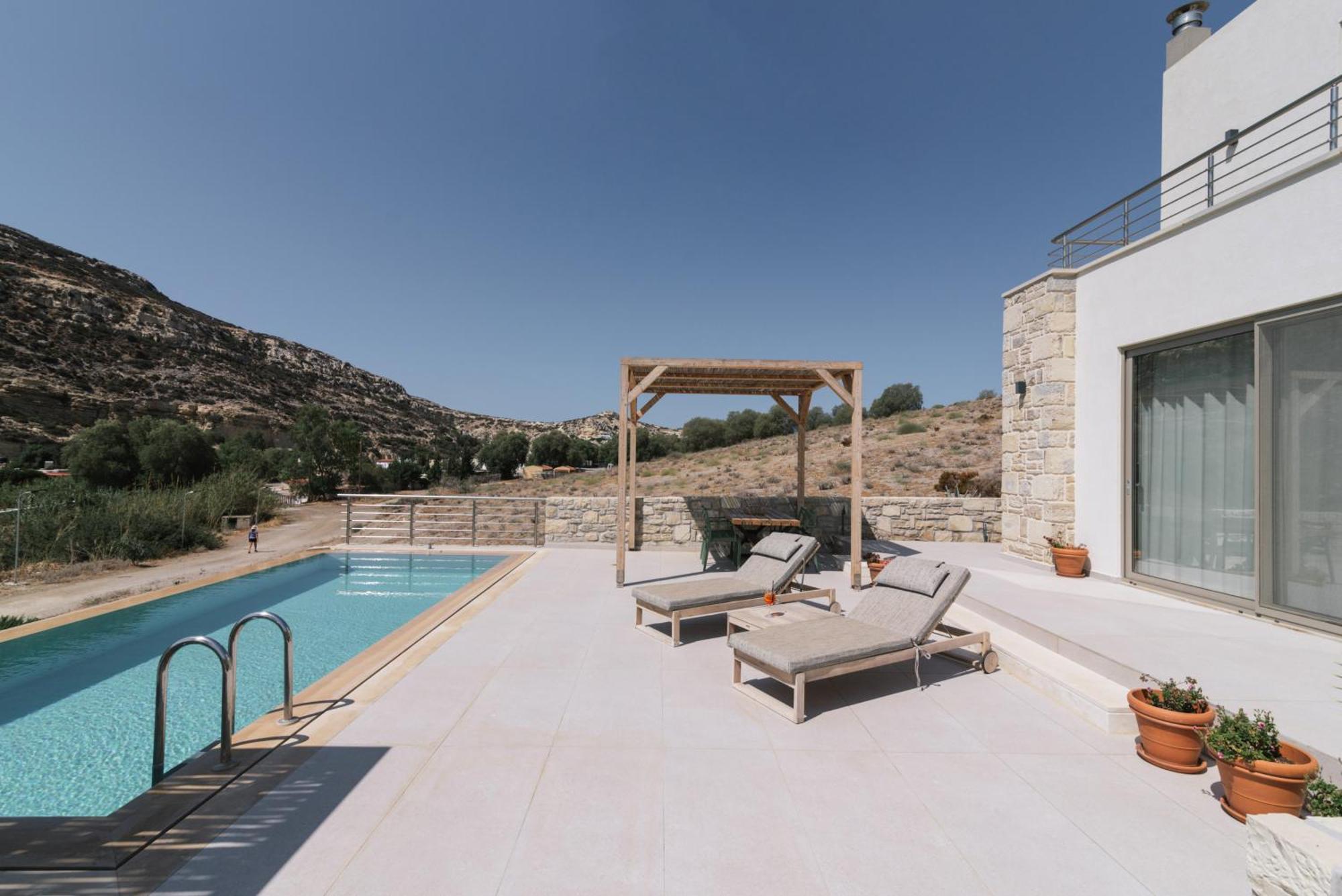 Luxury Villas Ammos In Style Mátala Kültér fotó