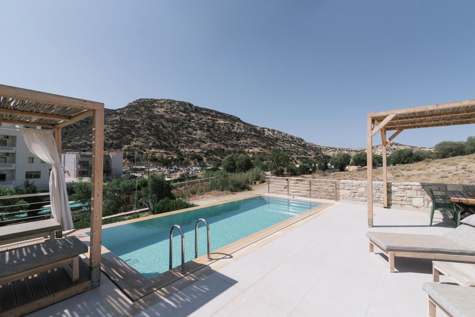 Luxury Villas Ammos In Style Mátala Kültér fotó