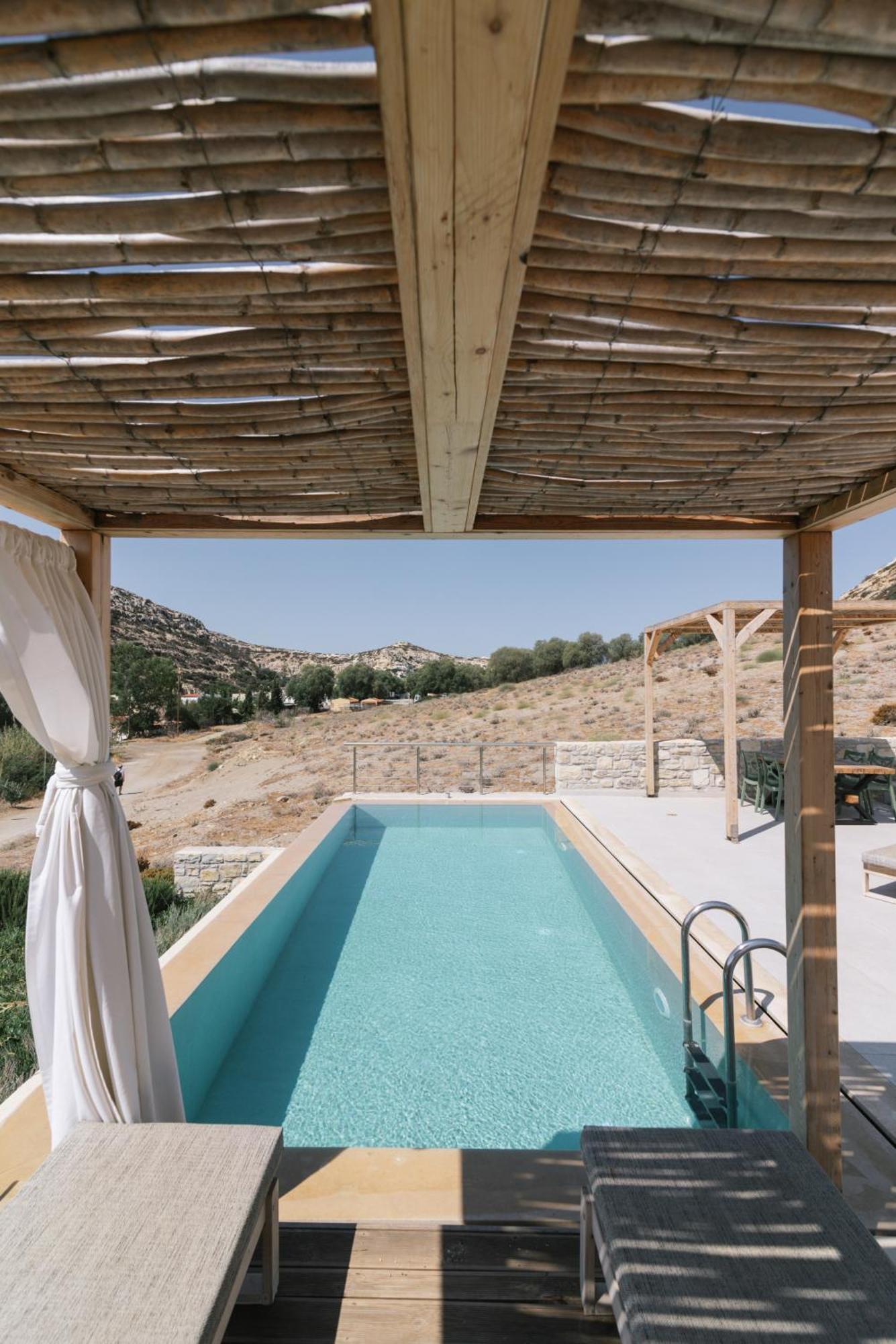 Luxury Villas Ammos In Style Mátala Kültér fotó