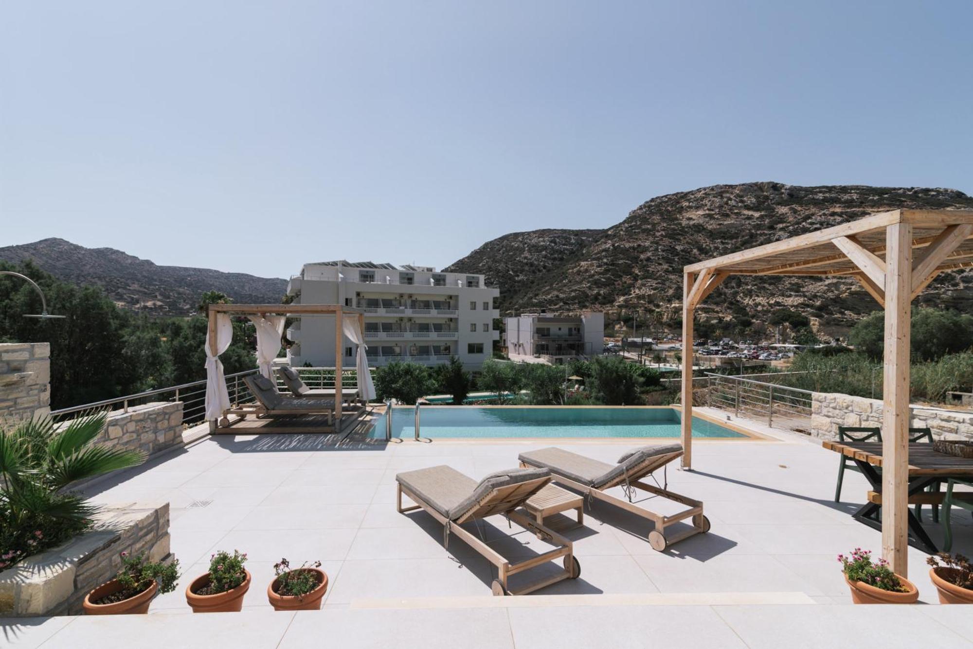 Luxury Villas Ammos In Style Mátala Kültér fotó